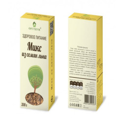 Микс семян льна темный и светлый 200 г (Оргтиум)