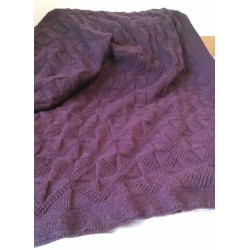 Плед Ежевичные ромбы