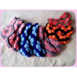 Сапожки вязаные